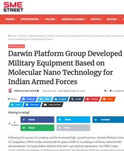 Darwin Platform Group Developed Military Equipment.