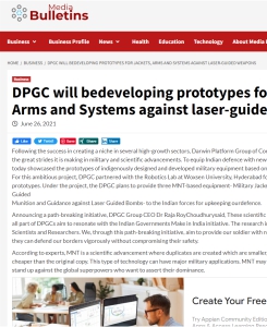 DPGC will bedeveloping prototypes for Jackets.