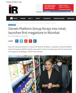 Darwin Platform Group forays into retail, launches first megastore in Mumbai.